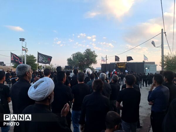 مراسم عصر روز عاشورا در روستای احمد آباد