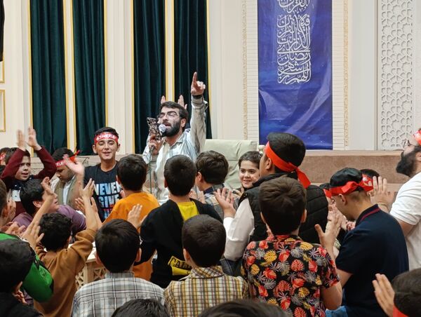 مراسم ولادت امام حسن مجتبی(ع) در میدان شهدای مشهد مقدس