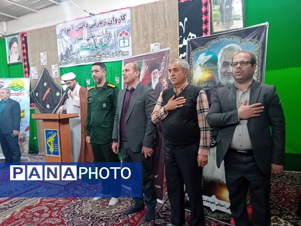 اعزام دانش‌آموزان دختر آشخانه به اردوی راهیان نور