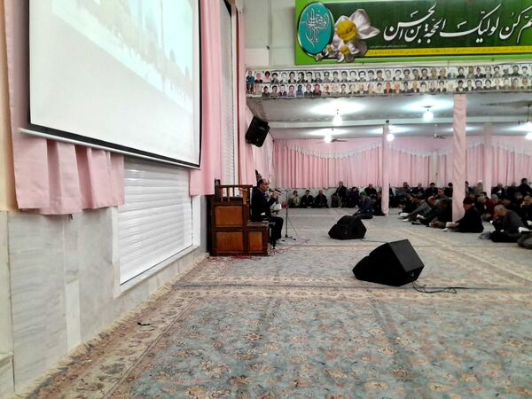 مراسم دعای ندبه در  مهدیه شهرستان کاشمر برگزار شد 