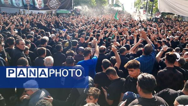 حضور کودکان و نوجوانان در دسته حسینیه اعظم زنجان 