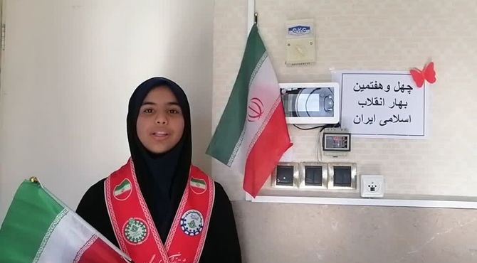 شور و هیجان زنگ انقلاب در مدرسه سردار سلیمانی تفت