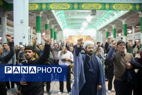 مراسم بزرگداشت شهدای اغتشاشات دیماه در قم