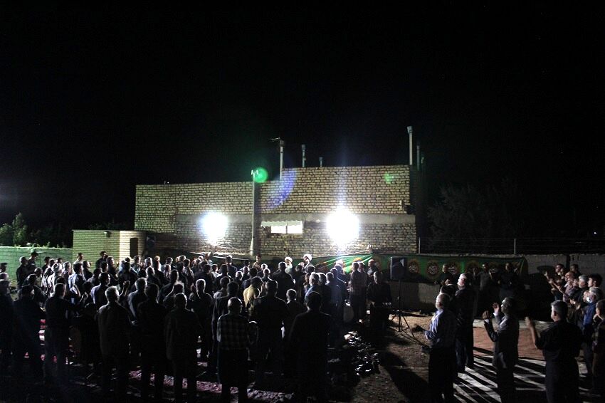 عزاداری دهه دوم محرم در روستای منیر آباد