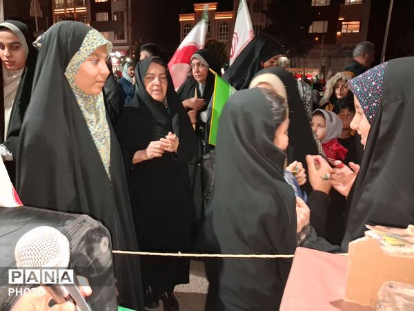 موکب فرهنگی دبیرستان نمونه وکیلی ۱۰ در حسینیه فضل 