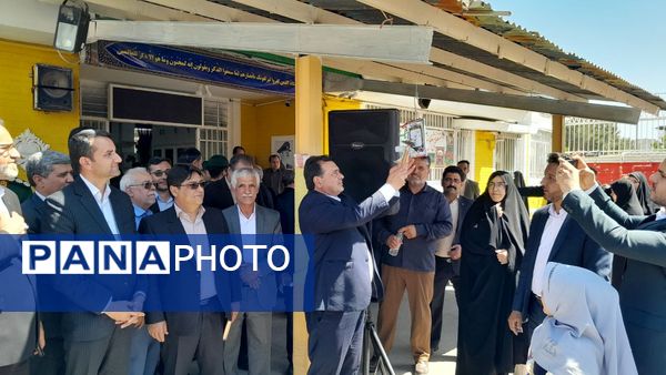 آیین نواختن " زنگ سپاس معلم "  در تربت حیدریه