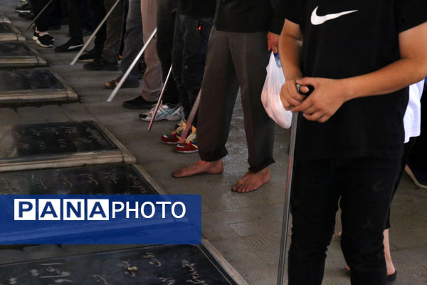 پیاده‌روی جاماندگان اربعین حسینی در تبریز