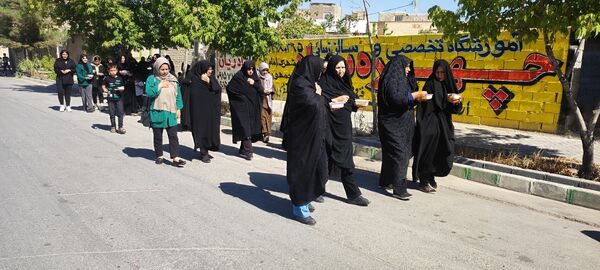 هیئت عزادارن مسجد قمر بنی هاشم شهرستان شیروان