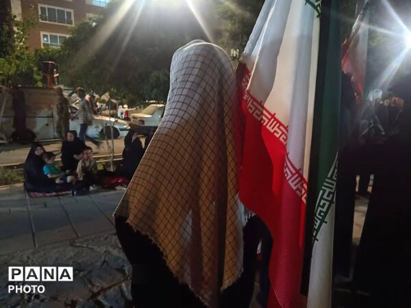 مراسم عزاداری امام هشتم توسط هیئت نوجوانان پسر ام‌البنین (ع) 