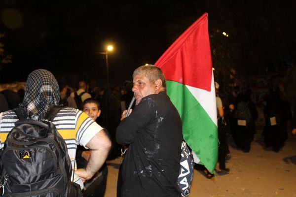 حضور زائران در مراسم پیاده‌روی اربعین حسینی