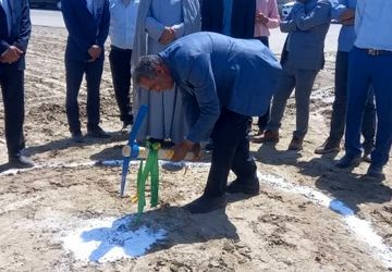 کلنگ ساخت اولین باشگاه رفاهی، آموزشی فرهنگیان شرق هرمزگان در میناب به زمین زده شد