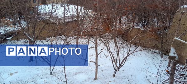  دومین برف پاییزی در شهر بار 