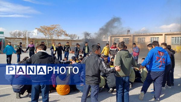 بیست و ششمین مانور زلزله در کمیجان