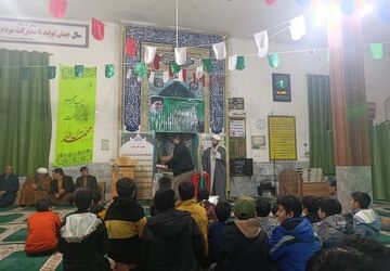 برگزاری جشن مبعث پیامبر اکرم (ص) در مسجد پنج تن آشخانه  