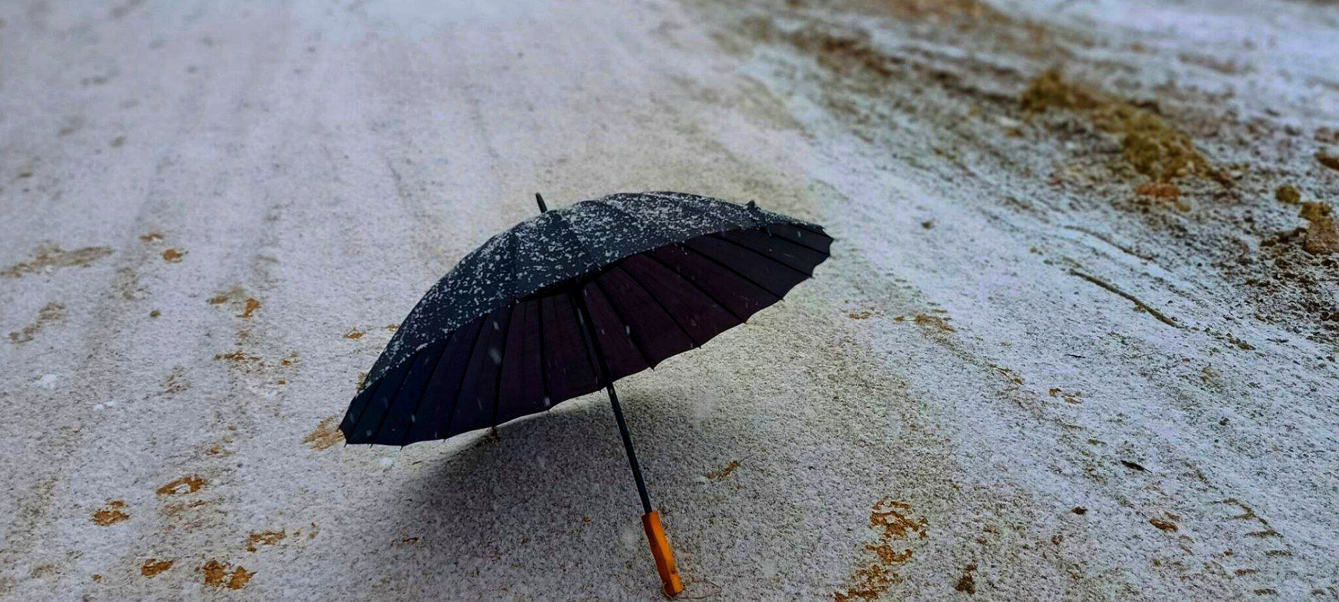 بارش برف در میانکوه 