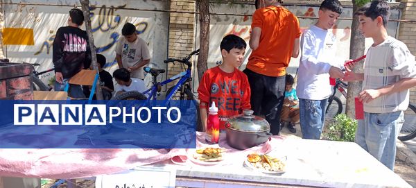 برپایی بازارچه در مدرسه ولیعصر آشخانه 