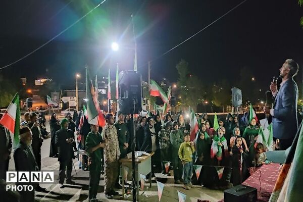 هفتاد و ششمین شب از اجتماعات خیابانی در حسینیه شهدای شهر بار