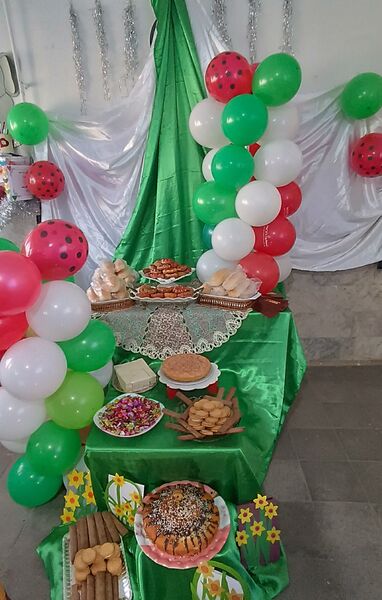 جشن میلاد امام زمان(عج)در دبستان شهید عجمی فدافن کاشمر