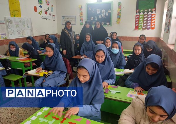 بازید راهبران آموزشی از دبیرستان میثاق منطقه تبادکان مشهد