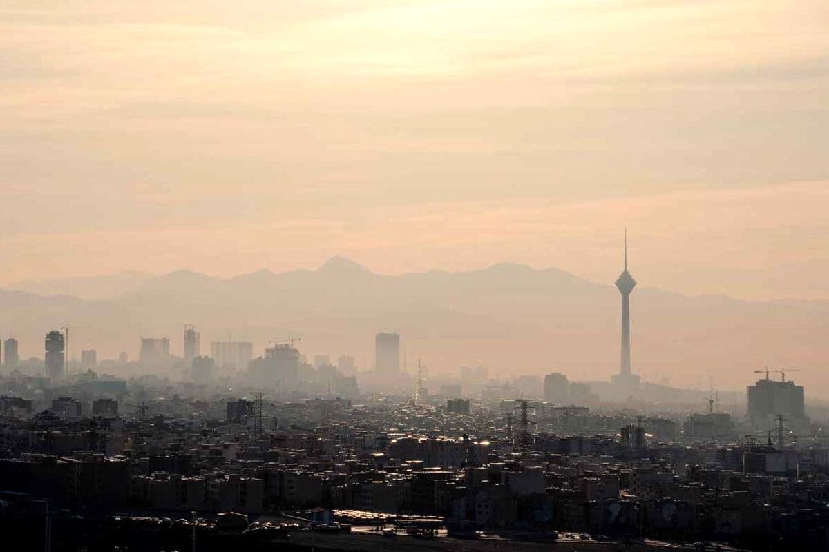تداوم وضعیت نارنجی هوای تهران 