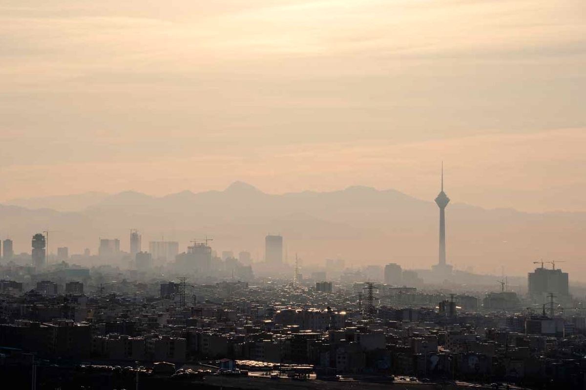 تداوم وضعیت نارنجی هوای تهران 