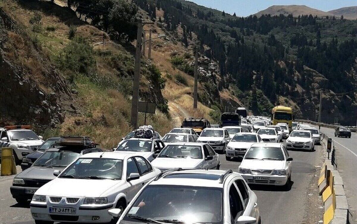 تردد روان در محورهای چالوس و فیروزکوه
