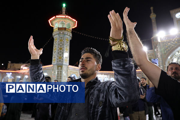 حرم کریمه اهل بیت در  شام شهادت حضرت زهرا(س)