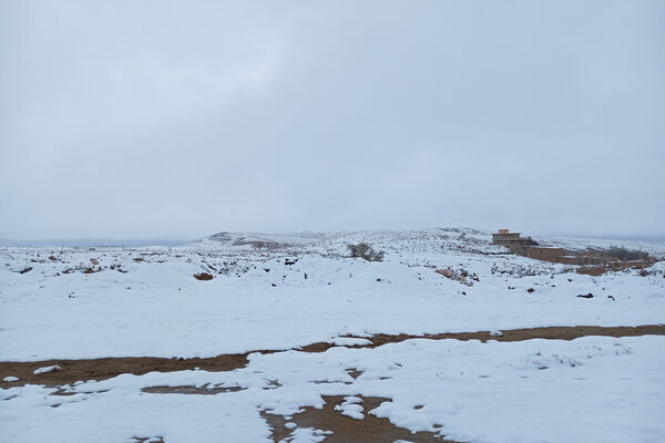 یک روز برفی در روستای بنادکوک‌ دیزه