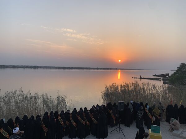 اعزام دانش‌آموزان دبیرستان شاهد شهرکرد به شلمچه
