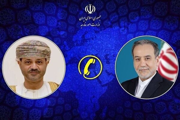 گفت‌وگوی تلفنی وزرای امور خارجه جمهوری اسلامی ایران و عمان