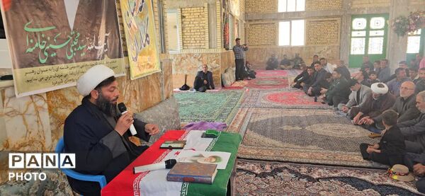 مراسم عزاداری شهادت قائد امت در روستای شیرمرد