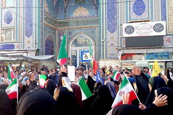 جشن بزرگ پیروزی رزمندگان اسلام در نبرد علیه رژیم صهیونیستی و آمریکای جنایتکار در شهرستان قروه