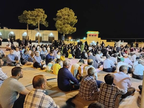 جشن میلاد امام محمد صادق (ع) و حضرت محمد (ص) در امامزاده محمد عابد کاخک