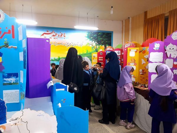 نمایشگاه طرح جابر در دبیرستان بیت المقدس قائمشهر