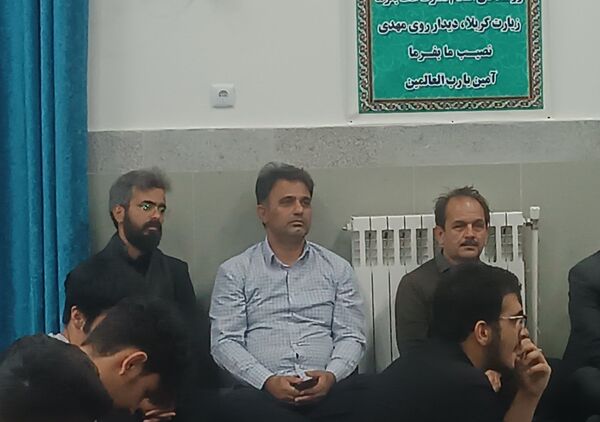 عزاداری دهه اول صفر در دبیرستان شهید بهشتی نیشابور 