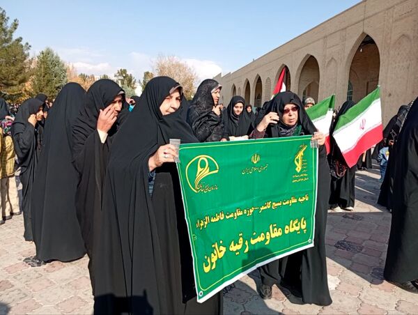 راهپیمایی جمعه خشم در شهرستان کاشمر 