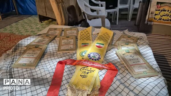 فعالیت موکب سازمان دانش‌آموزی «پاتون دختران» در راستای خدمات‌رسانی به زائران