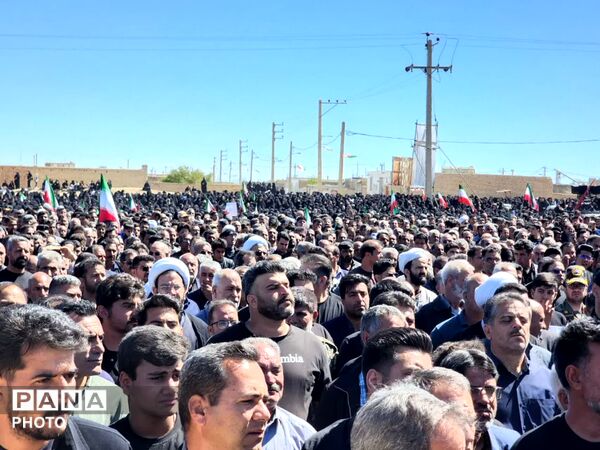 تشییع باشکوه  دومین شهید ابرکوه