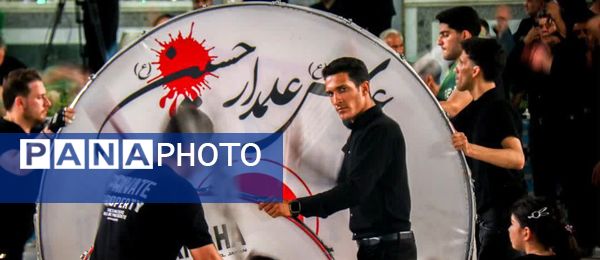 سوگواره هیئت سقایی (العطش) در حرم مطهر پیام‌آور واقعه عاشورا به ایران