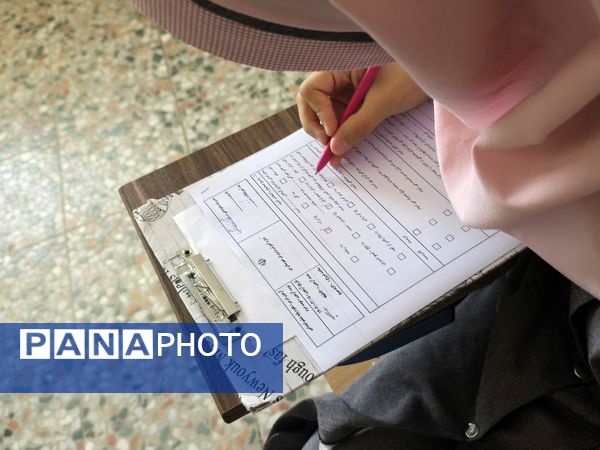 ششمی‌های دبستان کوثر حیدری در تکاپو امتحانات