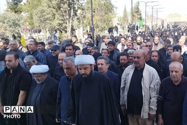  تشیع جنازه شهیده جنگ آمریکایی _ صهیونی در چهاردانگه