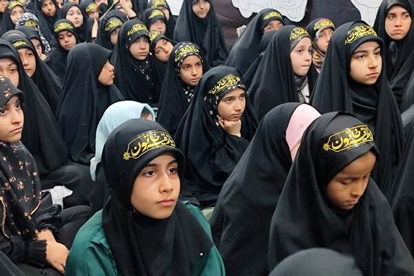 مراسم هیات نوجوانان «زیر گنبد طلا» به مناسبت اربعین