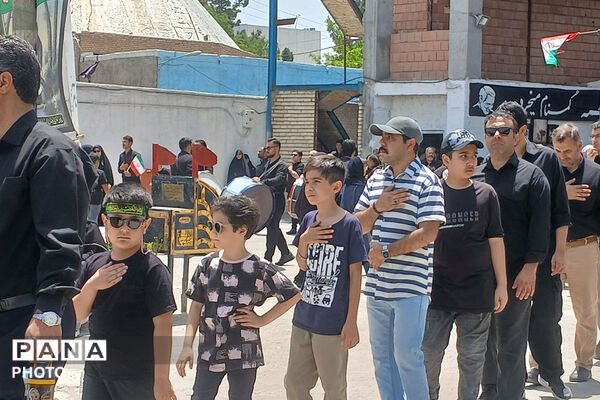 مراسم تاسوعای حسینی در شهرستان شیروان 