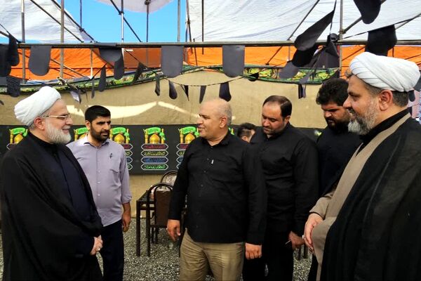 بازدید میدانی نماینده ولی‌فقیه و مدیر سازمان دانش‌آموزی استان کردستان از محل موکب‌های مستقر در مرز باشماق مریوان