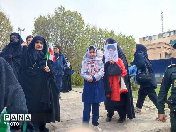 قاب پانا میزبان راهپیمایی روز قدس در شهرستان نیشابور 