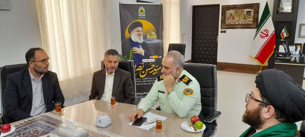 نشست صمیمی شورای معاونان آموزش و پرورش قم با فرمانده پلیس 