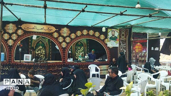 موکب محب الحسین میزبان زائران پیاده امام رضا ( ع) 