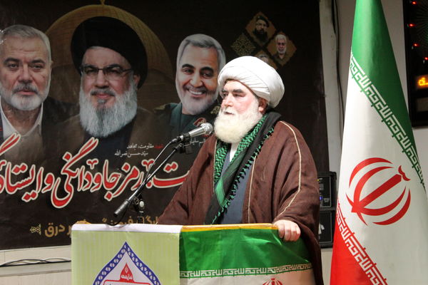 مراسم پاسداشت شهدای مقاومت در شهر درق