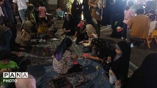 موکب بسیج دانشجویی فرهنگیان نیشابور در صدمین شب 