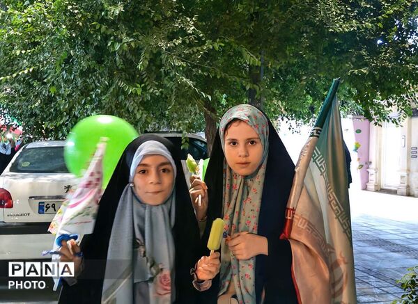 جلوه هایی از جشن غدیر در مواکب مردمی قم 